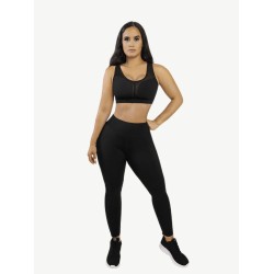 Conjunto Fitness fronte tulle